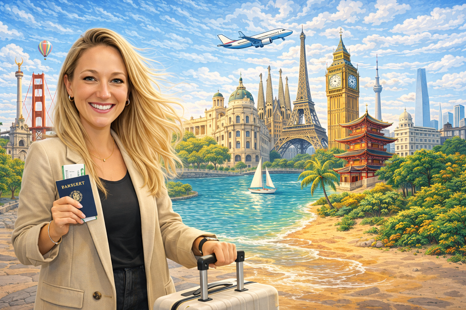 Travel packing banner